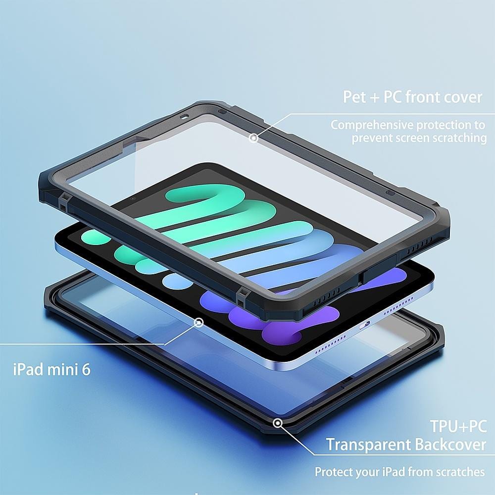 Oasis Series Waterproof Case - Apple iPad mini (A17 Pro) Apple iPad mini (6th Generation 2021)