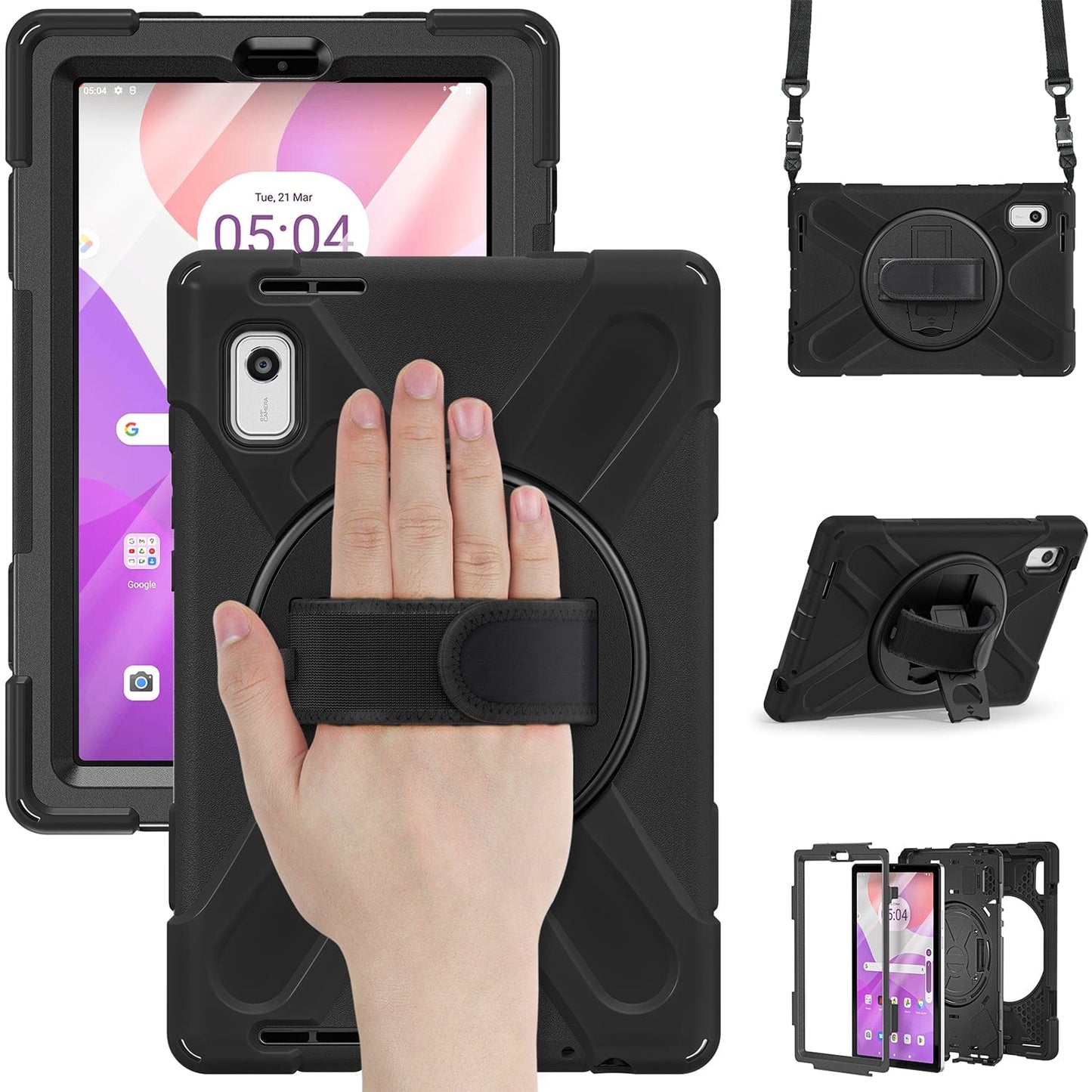 Raider X Series Heavy Duty Hand Strap Hard - Lenovo Tab M9