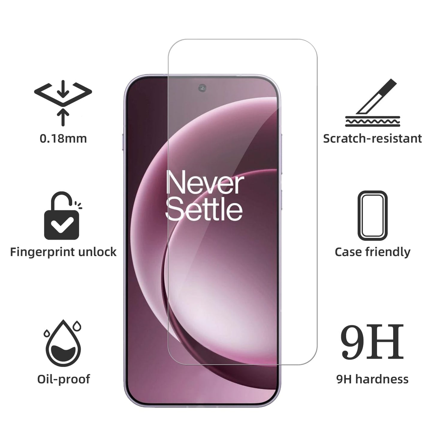 OnePlus 15 Screen Protector - Ultra-Strong Tempered Glass | ZeroDamage
