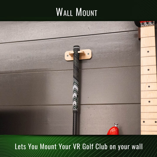 DriVR Wall Mount System - Storage System for Standard and Putter Gripped DriVR VR Golf Club Handles
