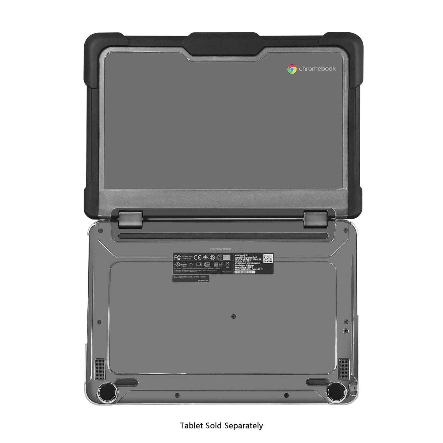 Lenovo 300E, 300W, 500W, 500E Gen 3 Chromebook 11.6” Case - Heavy-Duty Rugged Protection