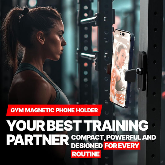 BLAUBECK Magnetic Gym Phone Holder | Secure Mount for Gym, Kitchen, DIY & Golf