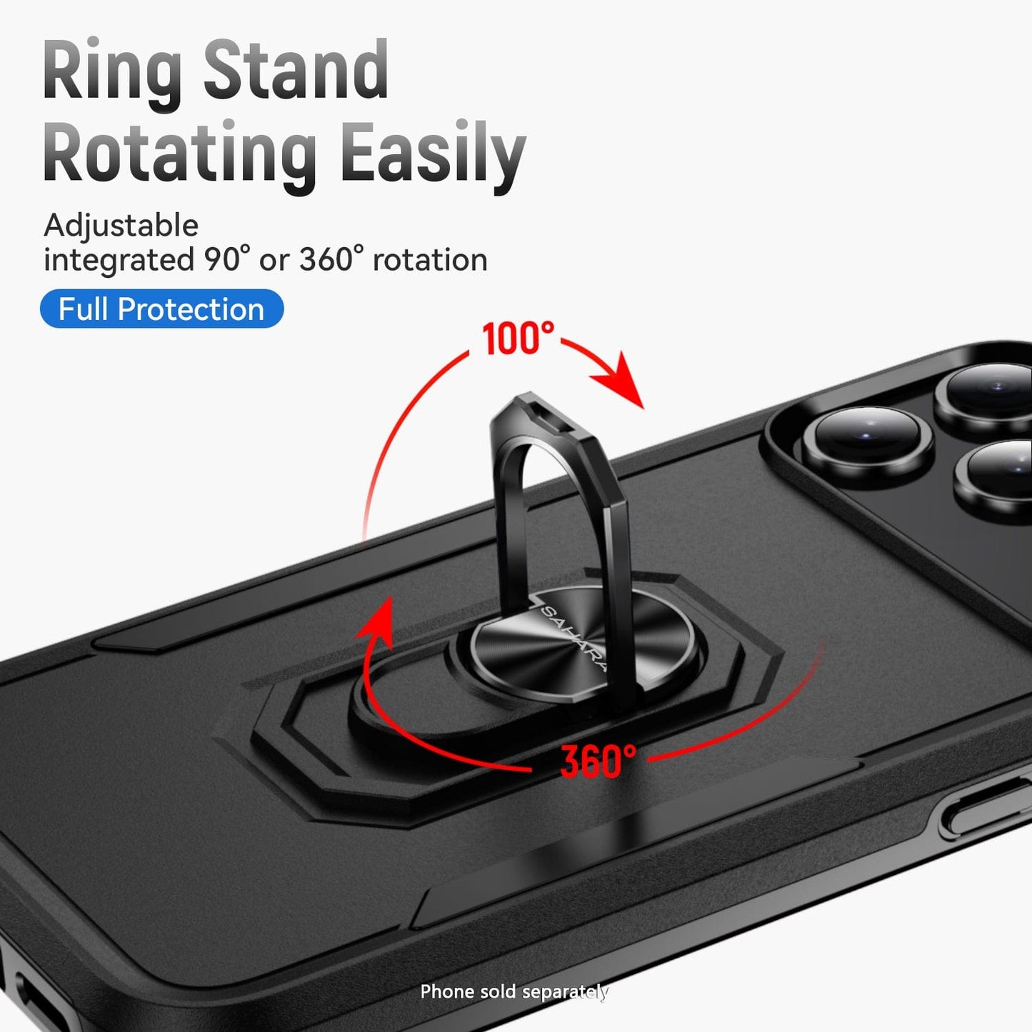 iPhone 17 Pro Max Case - Heavy-Duty Kickstand, Military-Grade, Anti-Slip | Raider Series