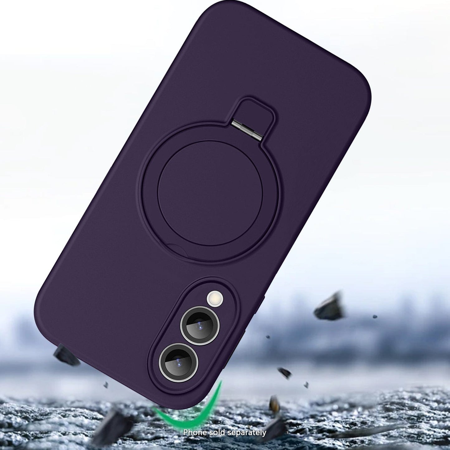 Samsung Galaxy S25 Edge Case - Silicone Kickstand, Magnetic charging compatible | Venture Series