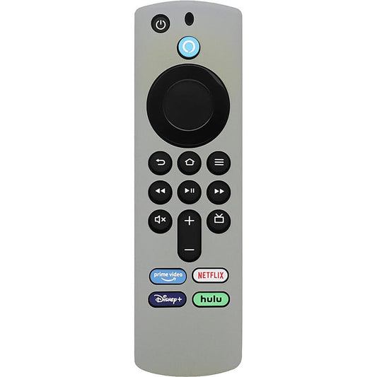Amazon Fire TV Stick 4K (3rd Gen) Remote Gray Silicone Case - Apple AirTag