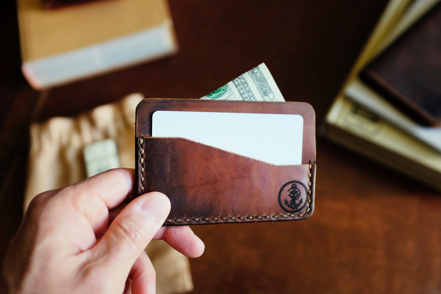 Scout Wallet - Handmade Full-Grain Leather Minimalist Wallet | Yarets Leather