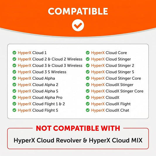 HyperX Cloud FPS Gaming Earpads - WC StealthZ Cloud
