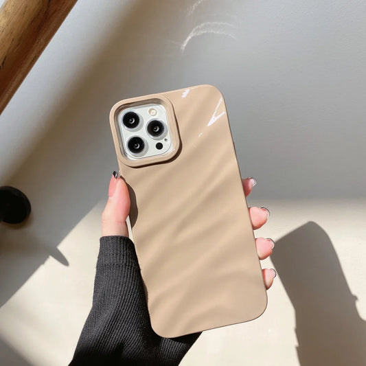 Candy Color Wavy Phone Case