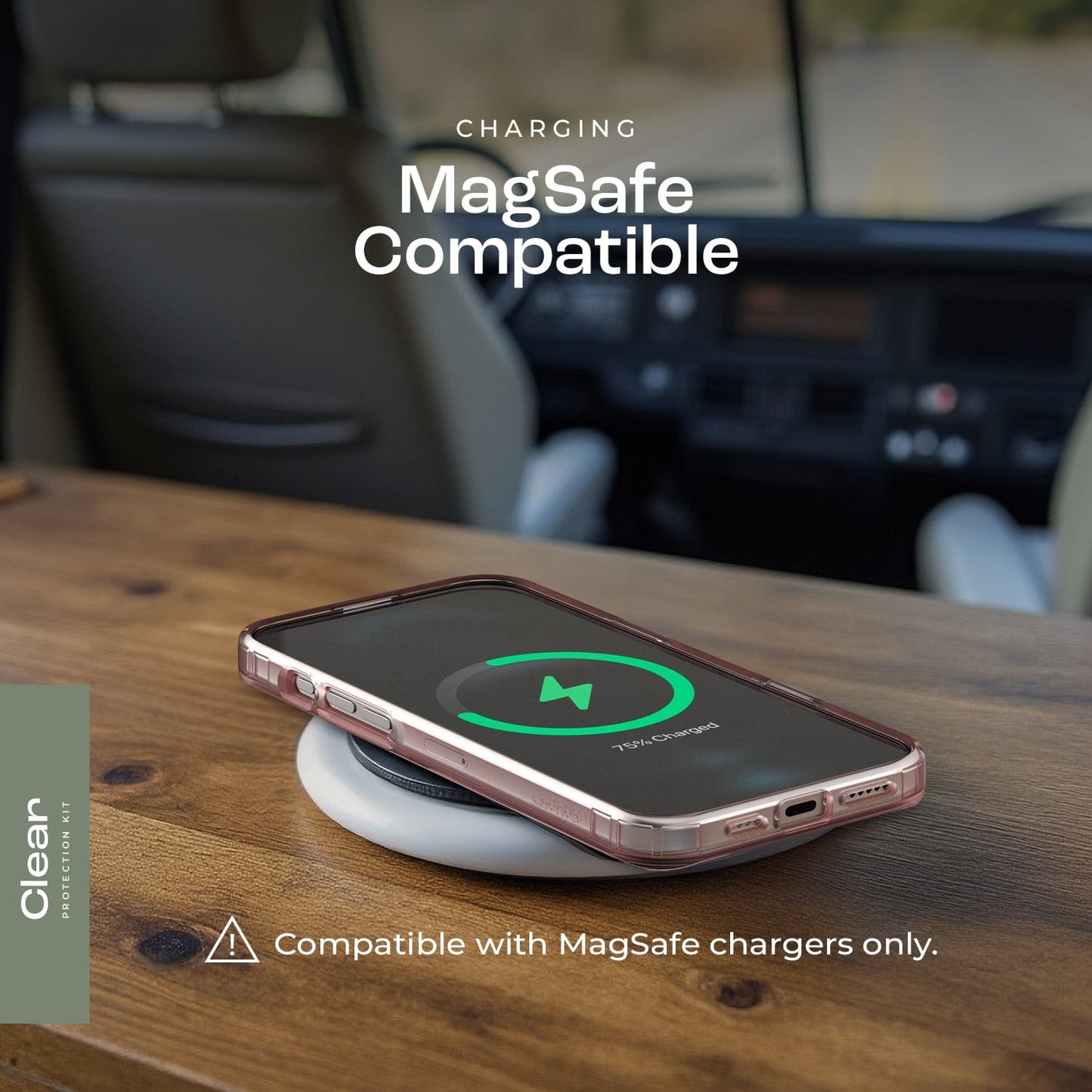 iPhone 16 Pro Clear Case & Screen Protector Kit - Rugged Protection, MagSafe | Classic Series