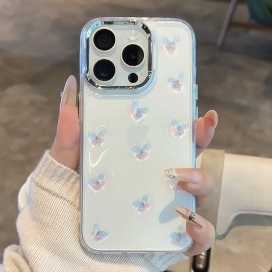 Luxury Gradient Butterfly Glitter Phone Case