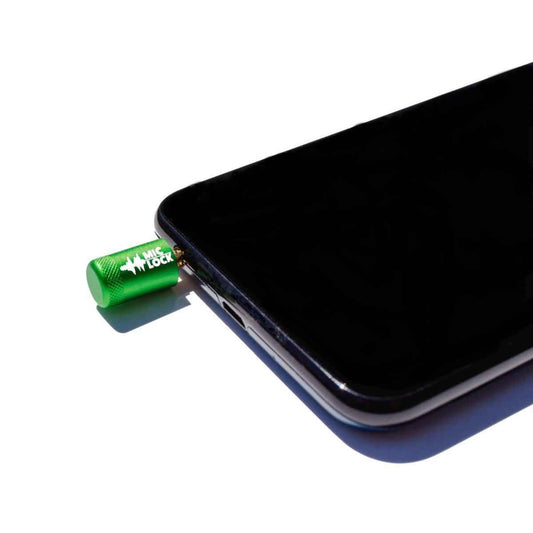 Mic-Lock 3.5mm Single-Ended Microphone Blocker Green