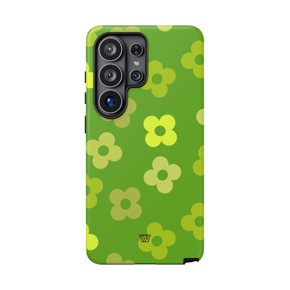 GREEN RETRO FLOWERS | Tough Phone Case