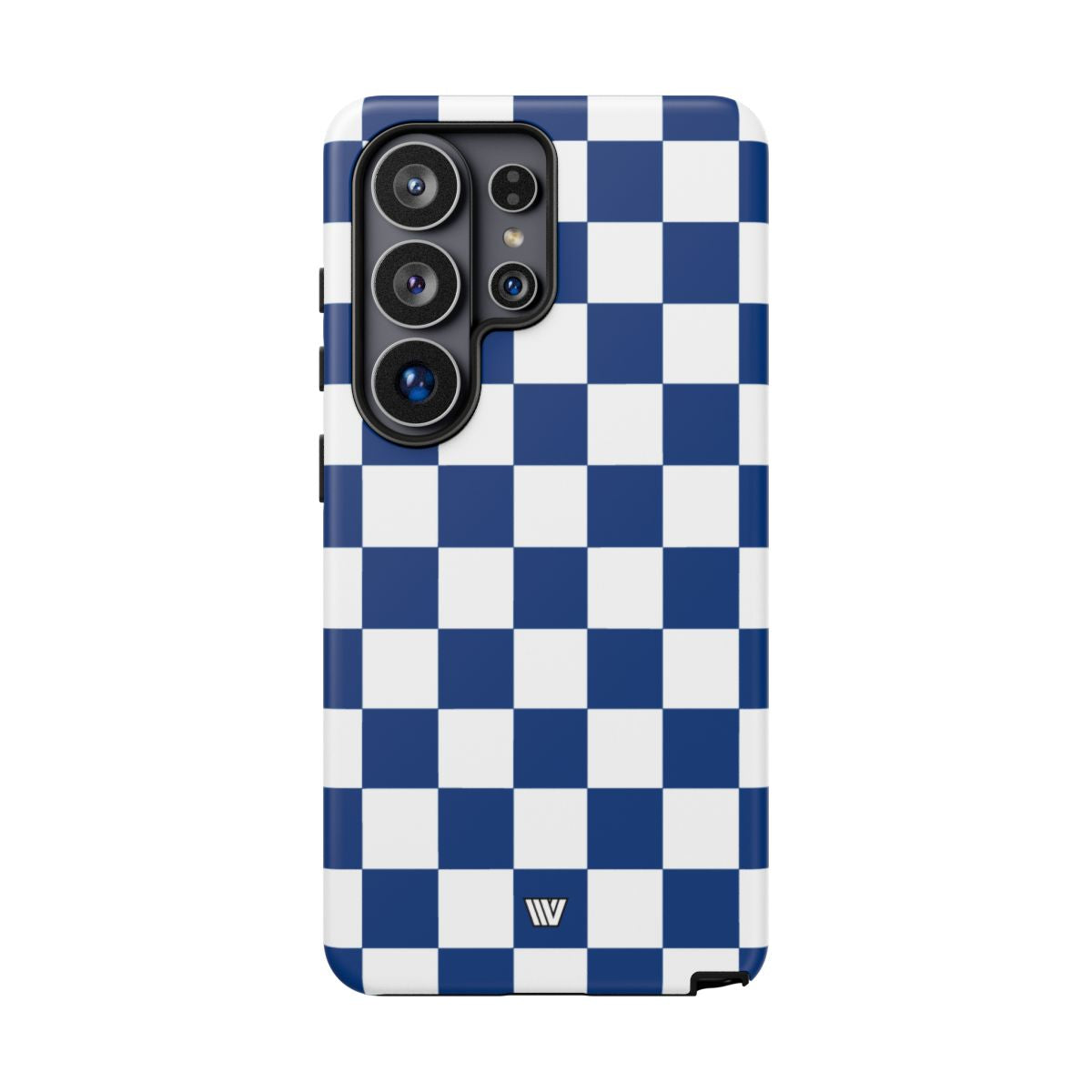 BLUE WHITE CHECKERBOARD | Tough Phone Case