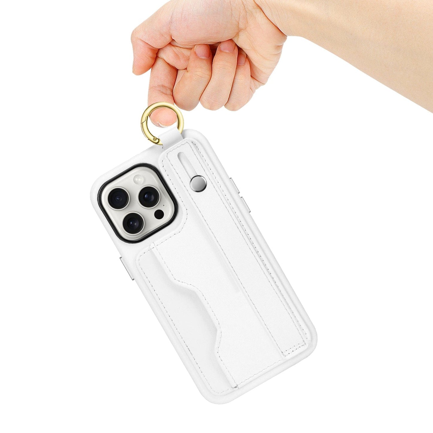 iPhone 15 Pro Max Leather Wallet FingerGrip Case with MagSafe | Indy Series