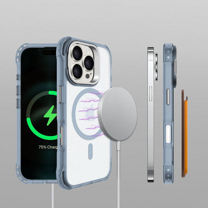 iPhone 16 Pro Clear Kickstand Case - Anti-Slip, Rugged, MagSafe | Venture Series