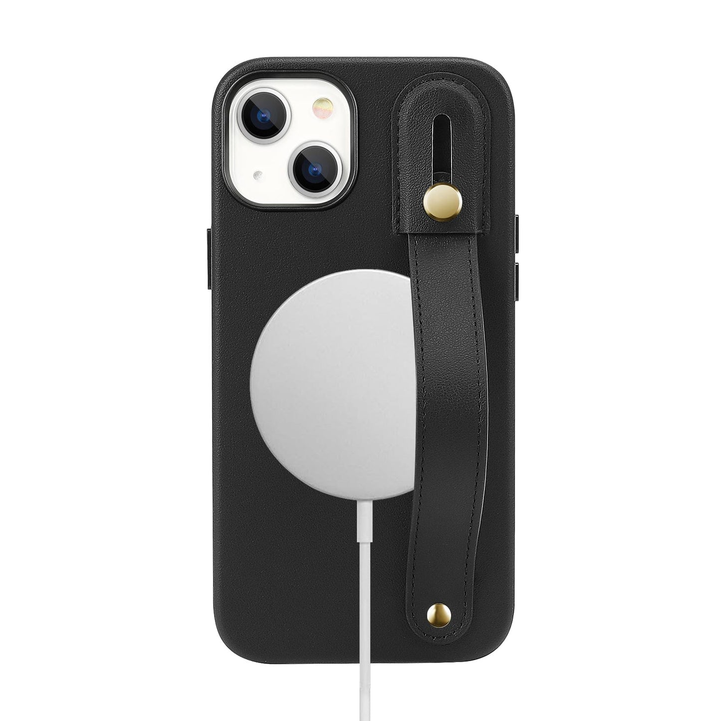 iPhone 15 Plus Leather FingerGrip Case with MagSafe | Indy Series