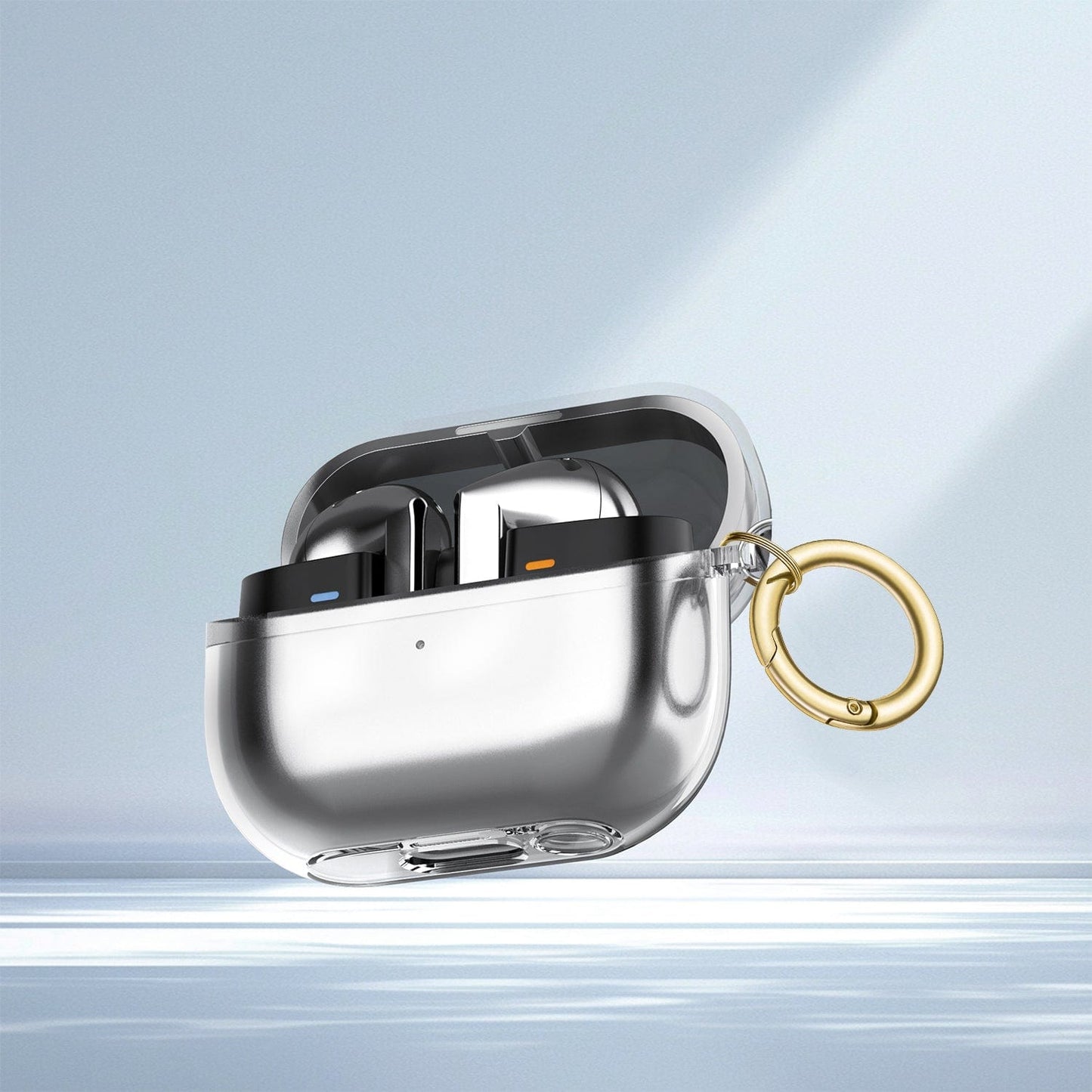 Samsung Galaxy Buds3, Buds3 Pro and Buds3 FE Case - Transparent with Carabiner | Venture Series