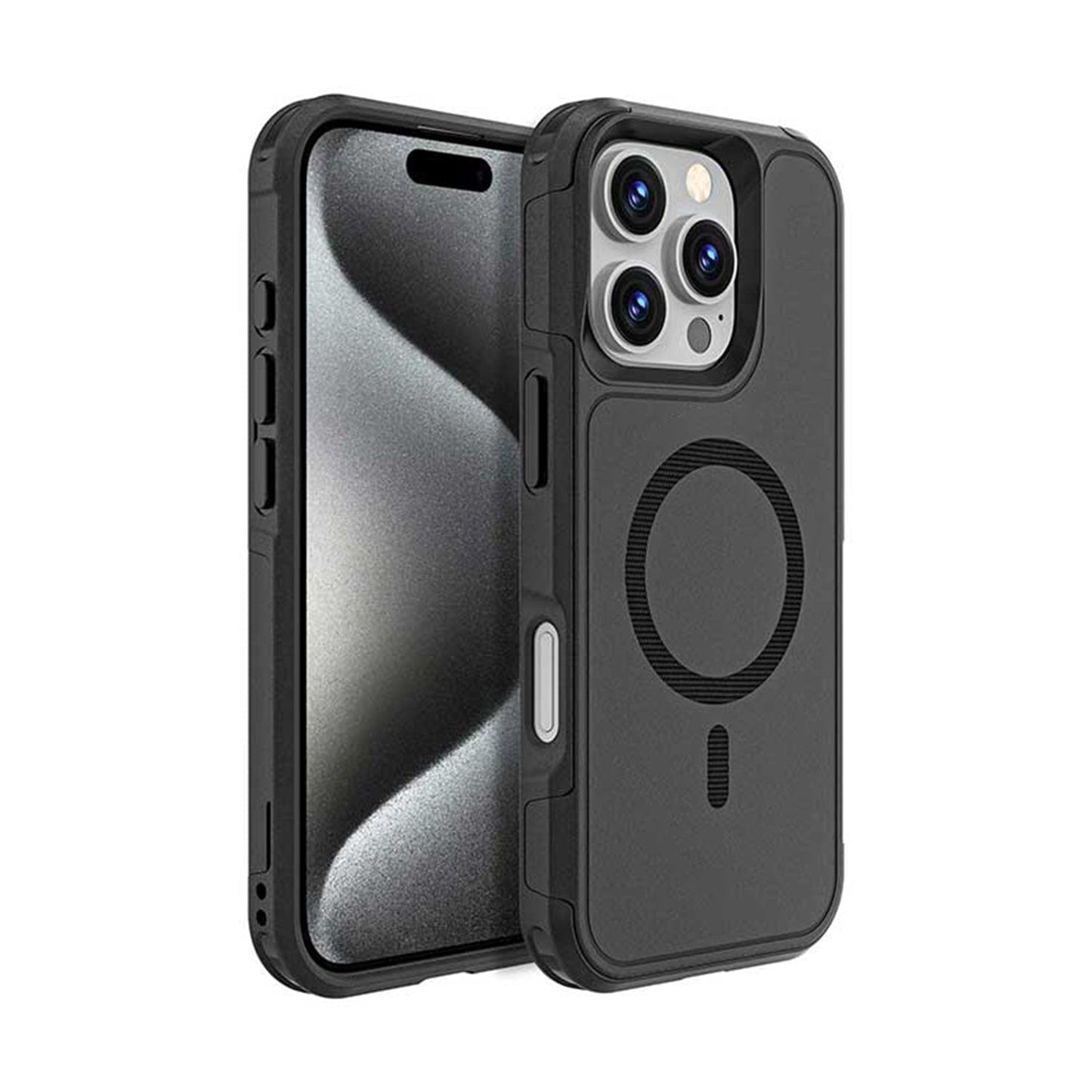 iPhone 16 Pro Max Rugged Wallet Case with Kickstand - MagSafe, Card Holder | Raider Series