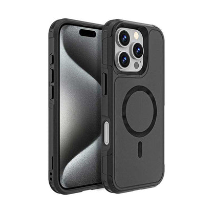 iPhone 16 Pro Max Rugged Wallet Case with Kickstand - MagSafe, Card Holder | Raider Series