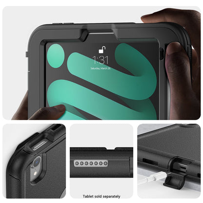 Apple iPad mini (A17 Pro) 2024 Folio Case - Heavy-Duty, Kickstand | Raider Series