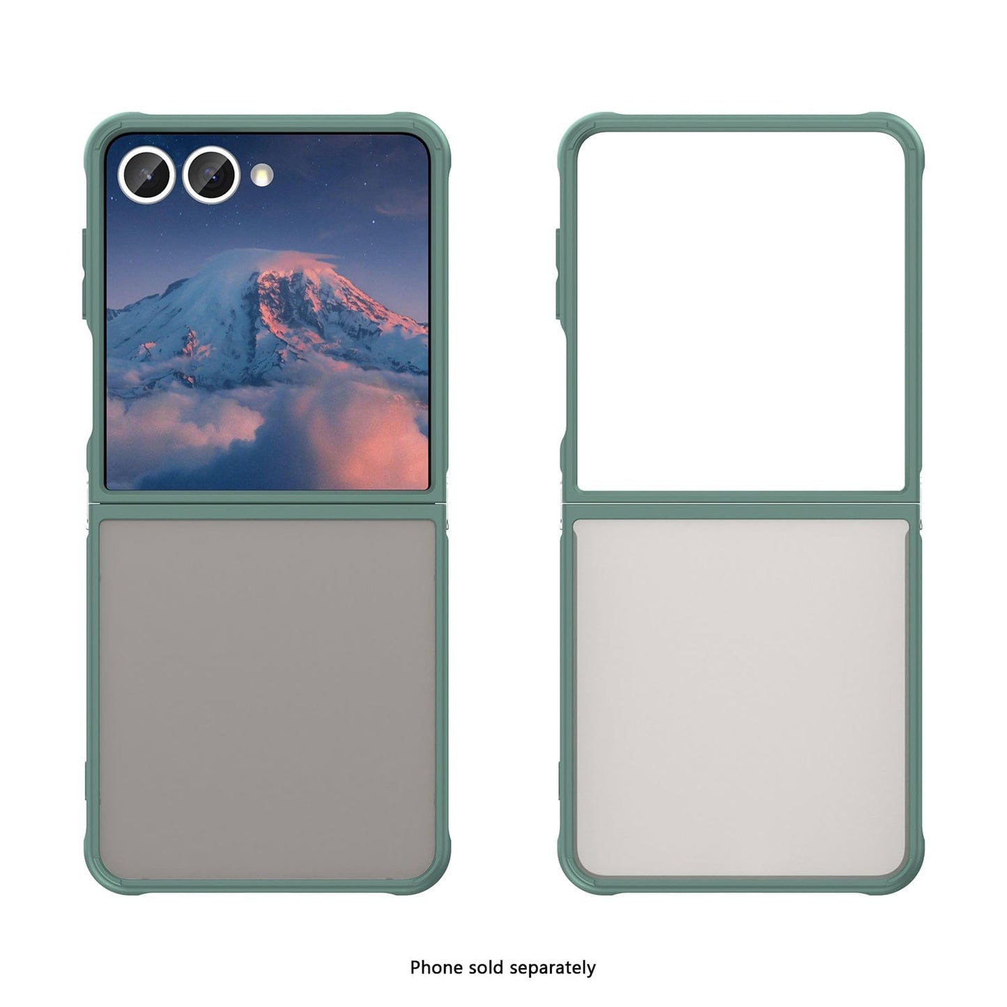 Samsung Galaxy Z Flip7 Semi Transparent Case - Anti-Slip Grip, Slim Design | Venture Series