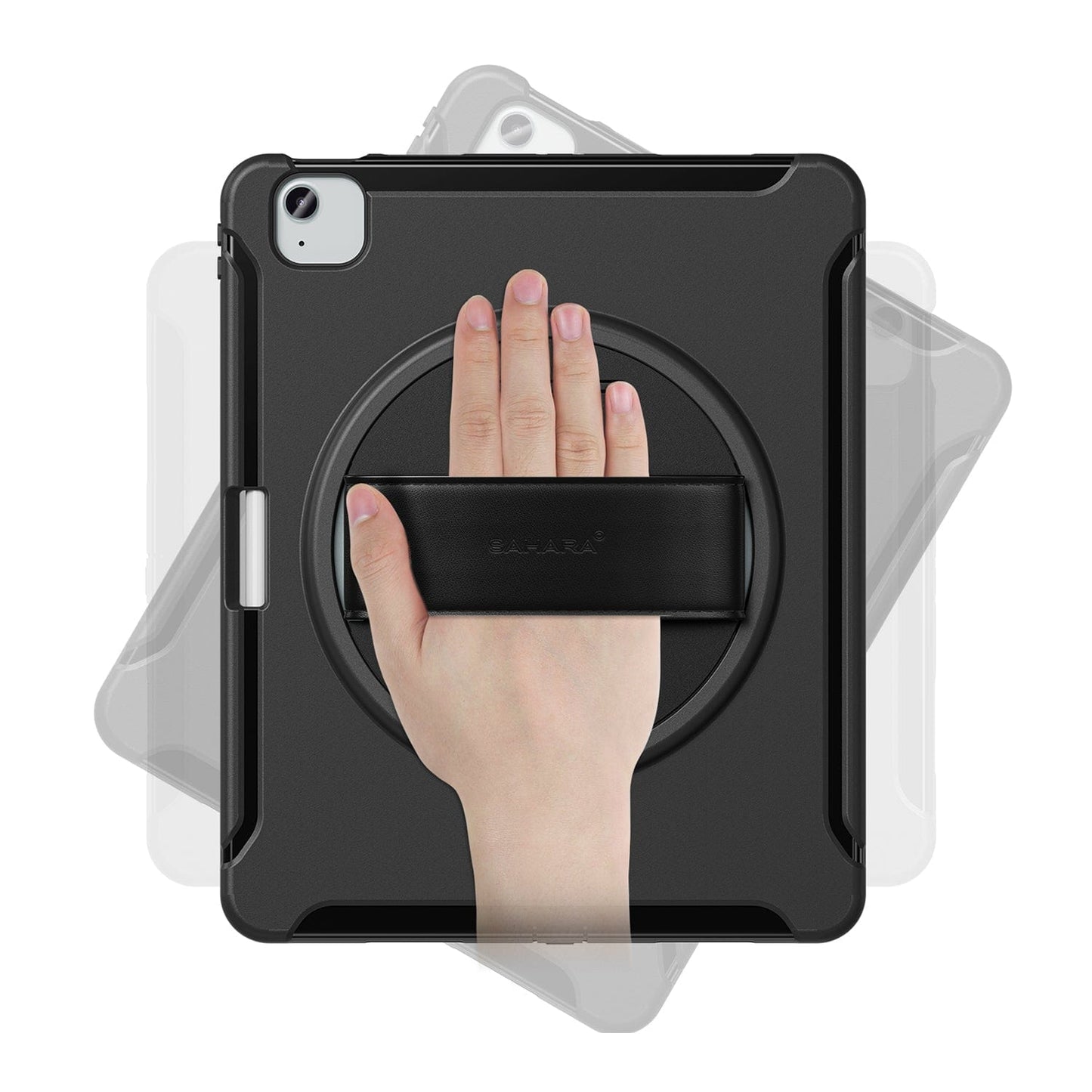 iPad Air 11-inch (M2 / M3 / M4) Case - Heavy-Duty, Hand Strap | Raider Series