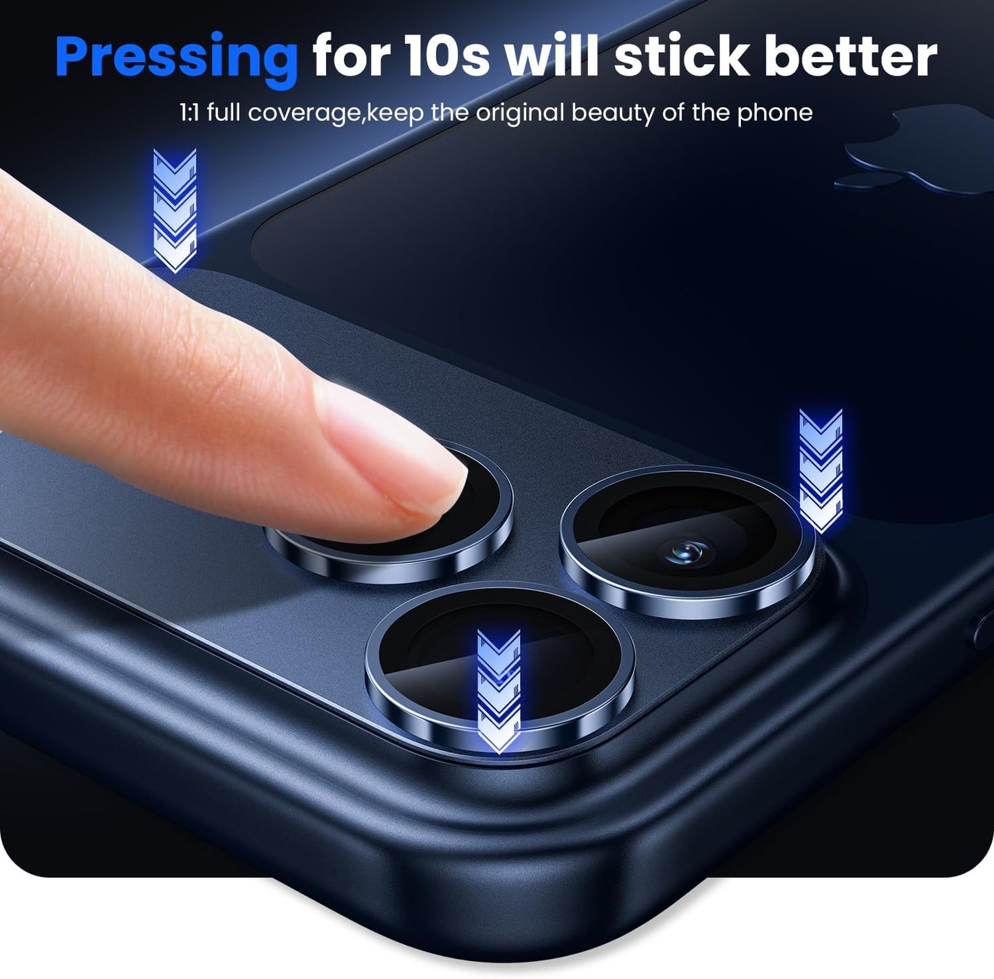 iPhone 17 Pro Camera Protector - Strong Titanium (2-Pack) | ZeroDamage
