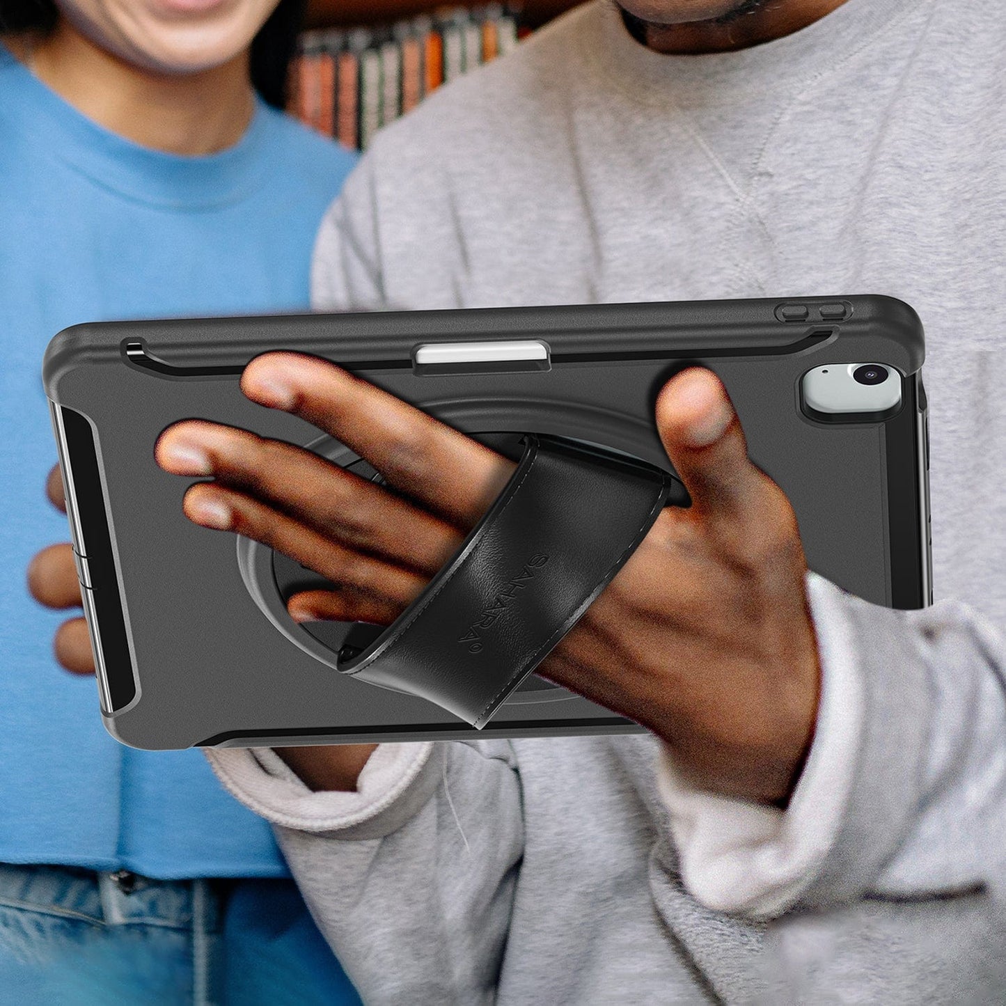 iPad Air 13-inch (M2 / M3 / M4) Case - Heavy-Duty, Hand Strap | Raider Series
