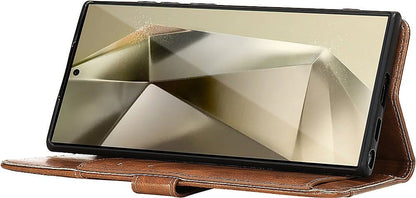 Indy Series Leather Wallet Case - Samsung Galaxy S24 Ultra