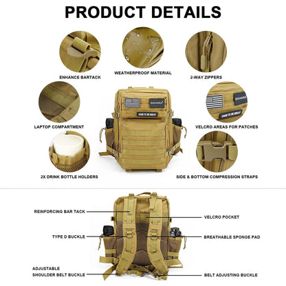 Raider Series Travel Bag & Laptop Backpack for Laptops up to 17.3-inch