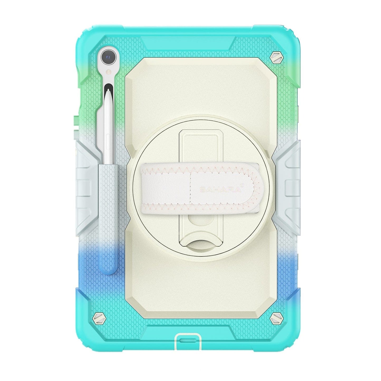 Samsung Galaxy Tab S10 Lite (2025)/S10 FE/S9/S9 FE Heavy Duty Kid Proof Case - Built-in Hand Strap and Kickstand | Wander Series