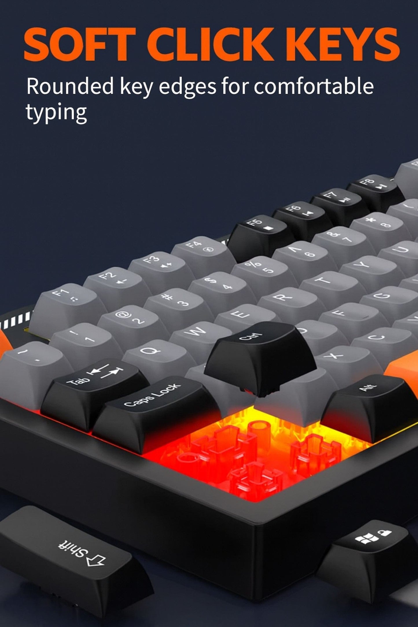 Wired Gaming Keyboard & Mouse Combo - Anti-Ghosting Multi-Key, 7-RGB Backlights