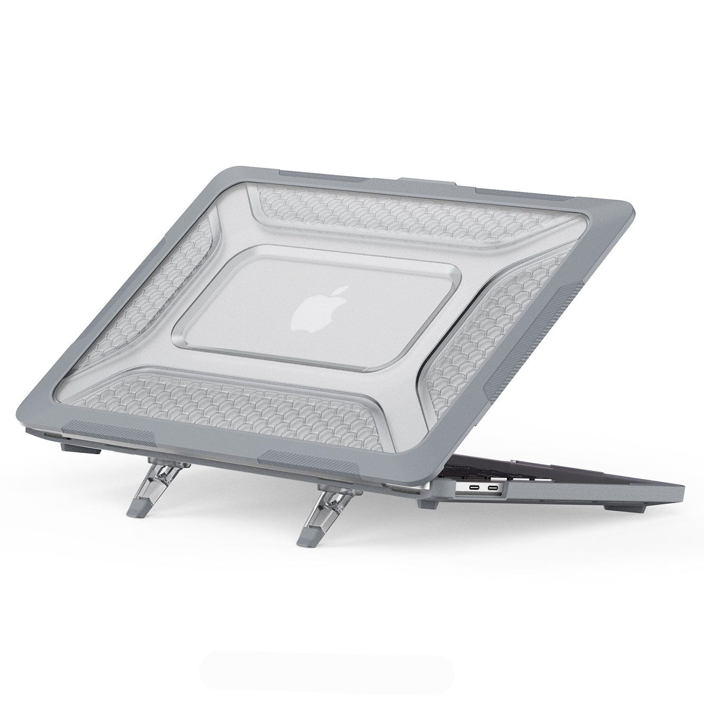 MacBook Air 13.6-inch (M3-M5) with Adjustable Stand Case - Shock-Absorbing | Raider Ultra-Duty Series