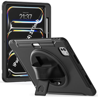 iPad Pro 11-inch (M4 2024 / M5 2025) Case - Heavy-Duty with Hand Strap | Raider Series