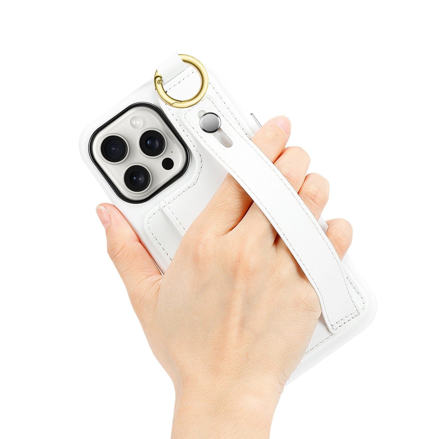 iPhone 15 Pro Max Leather Wallet FingerGrip Case with MagSafe | Indy Series