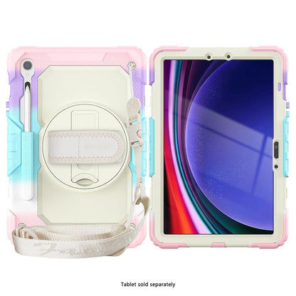 Samsung Galaxy Tab S10 Lite (2025)/S10 FE/S9/S9 FE Heavy Duty Kid Proof Case - Built-in Hand Strap and Kickstand | Wander Series