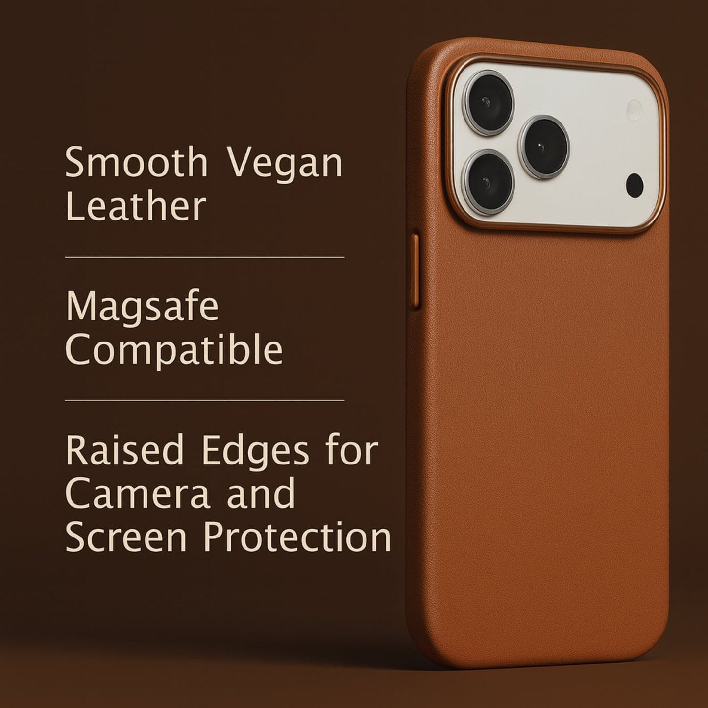 iPhone 17 Pro Case - Vegan Leather MagSafe | Indy Series