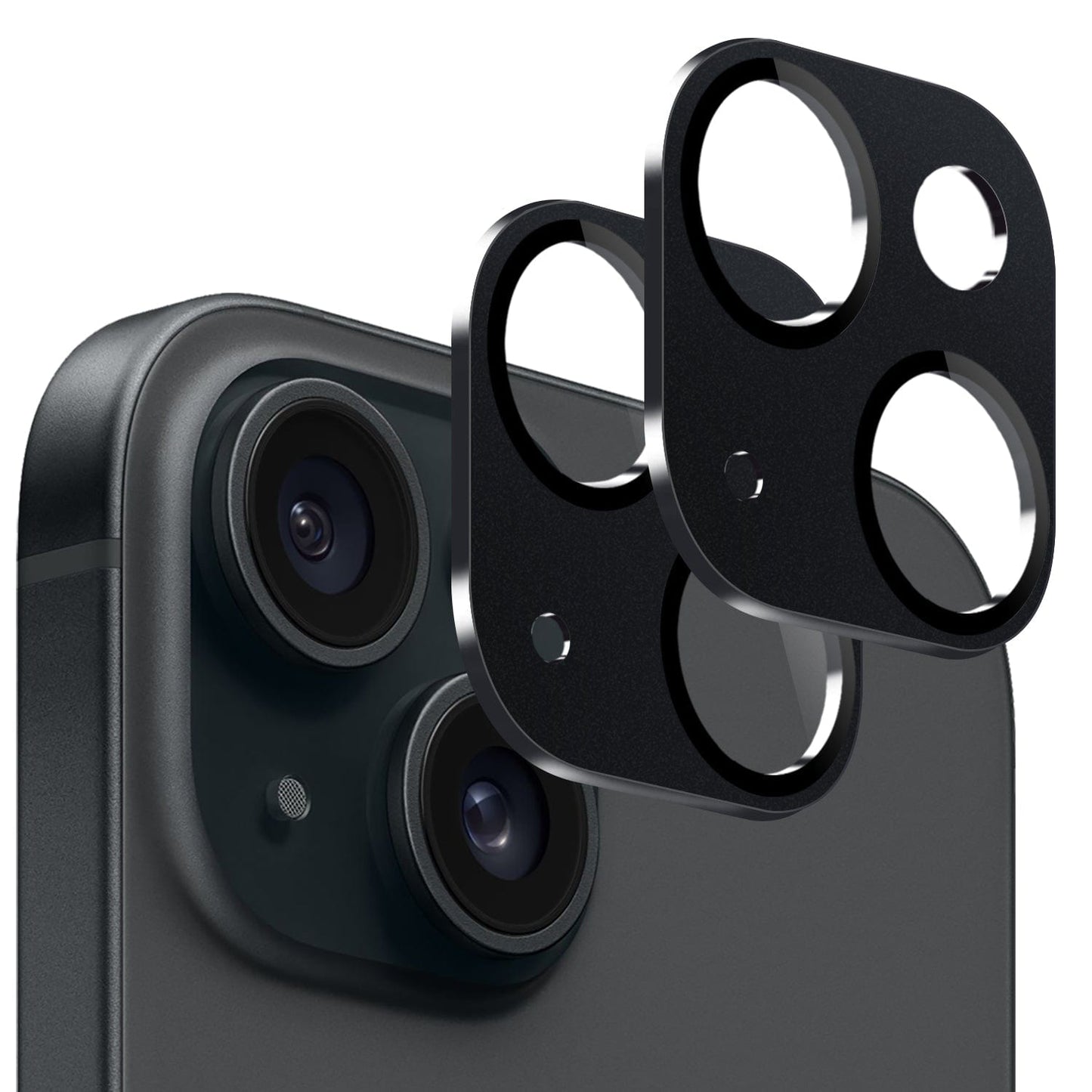 iPhone 15/15 Plus Camera Lens Protector - Flexible Glass, 2-Pack | ZeroDamage