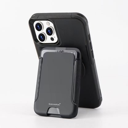 iPhone 16 Pro Rugged Wallet Case with Kickstand - MagSafe, Card Holder | Raider Series