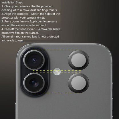iPhone 17 Camera Protector - Eagle Eye, Titanium Glass (2-Pack) | ZeroDamage
