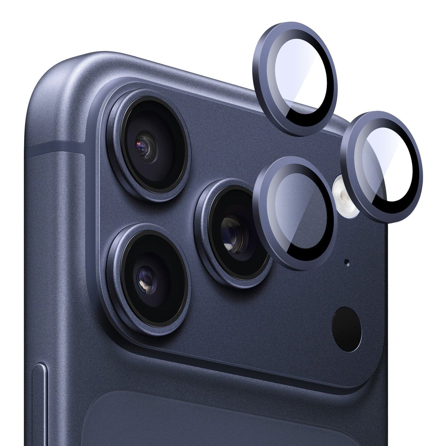 iPhone 17 Pro / 17 Pro Max Camera Protector - Eagle Eye, Titanium Glass (2-Pack) | ZeroDamage