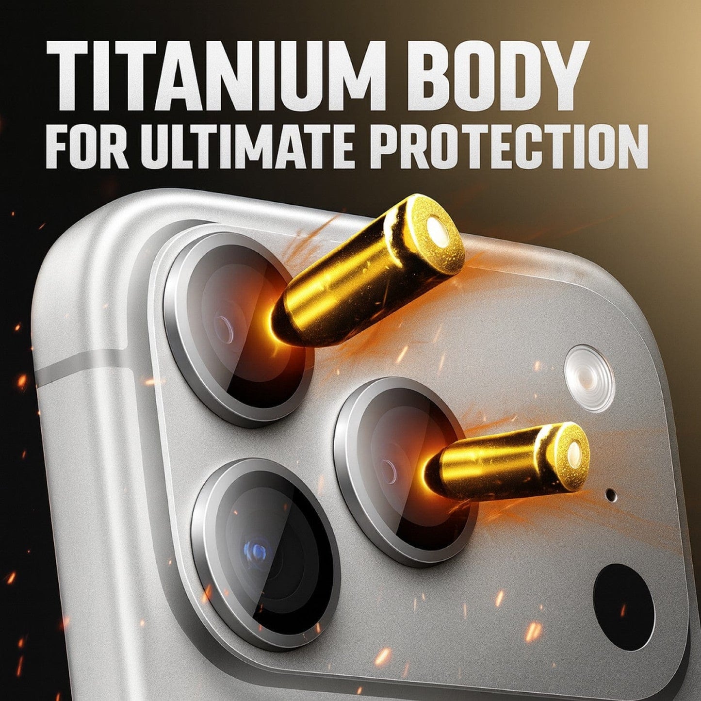 iPhone 17 Pro / 17 Pro Max Camera Protector - Eagle Eye, Titanium Glass (2-Pack) | ZeroDamage