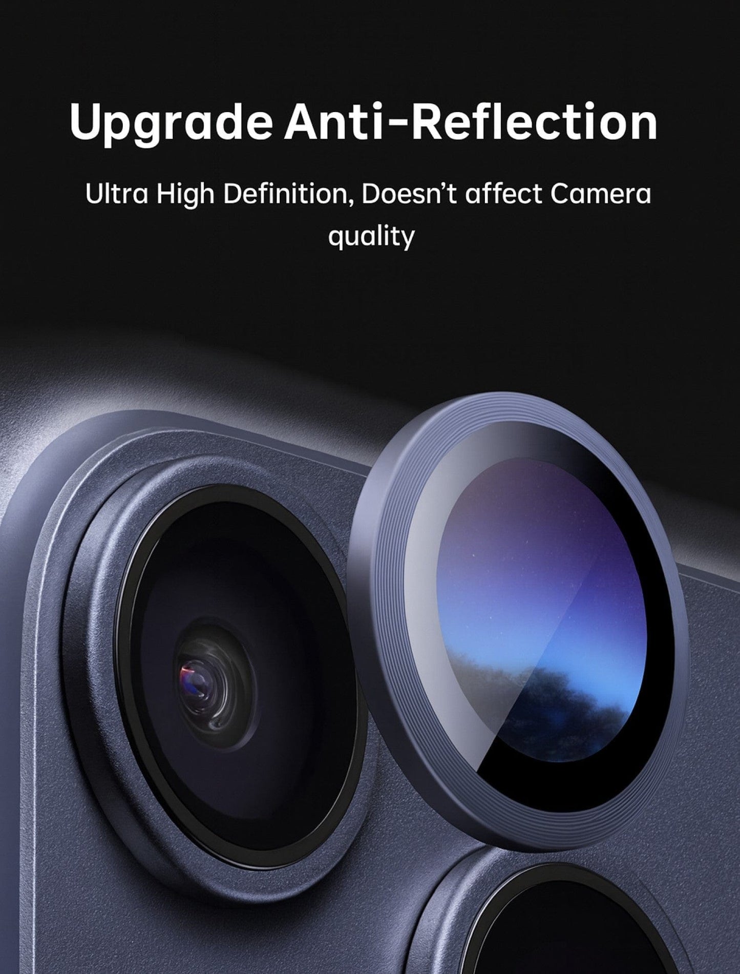 iPhone 17 Pro / 17 Pro Max Camera Protector - Eagle Eye, Titanium Glass (2-Pack) | ZeroDamage