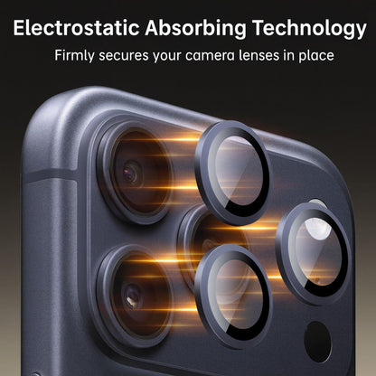 iPhone 17 Pro / 17 Pro Max Camera Protector - Eagle Eye, Titanium Glass (2-Pack) | ZeroDamage