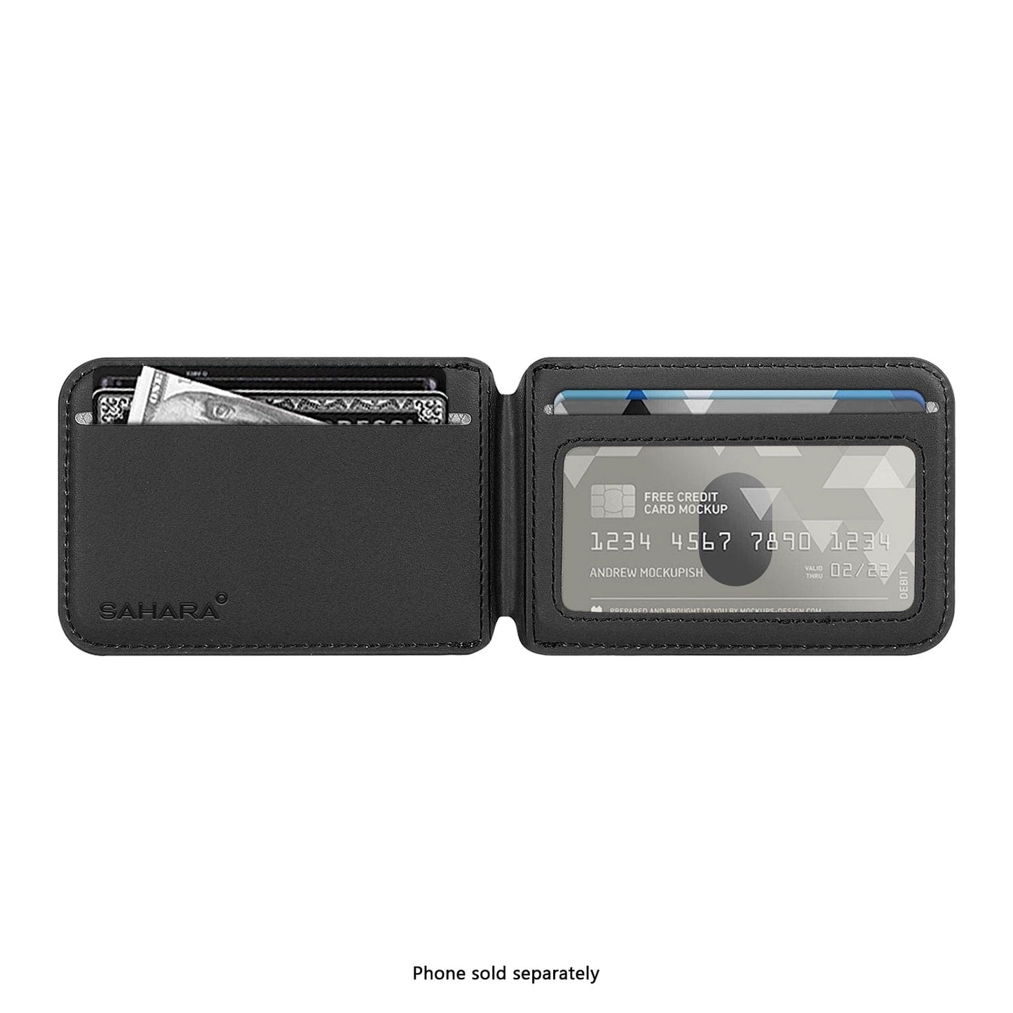 Samsung Galaxy S25 Edge Clear Case – Wallet, Anti-Slip Grip | Venture Series