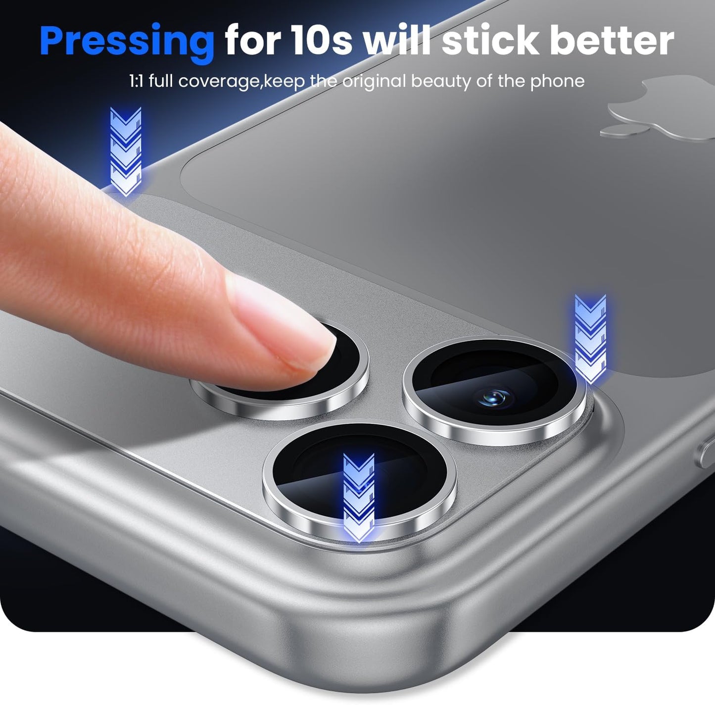 iPhone 17 Pro Camera Protector - Strong Titanium (2-Pack) | ZeroDamage