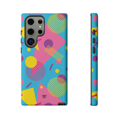 80s / 90s RETRO PATTERN LIGHT BLUE | Tough Phone Case