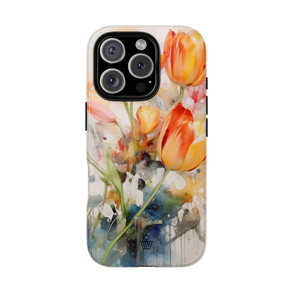 WATERCOLOR TULIPS | Tough Phone Case
