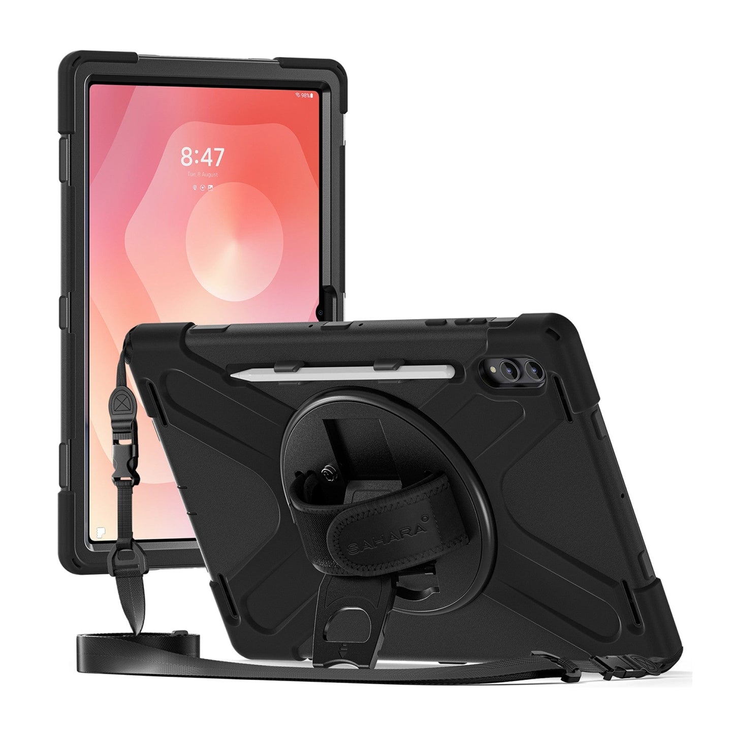 Samsung Galaxy Tab S11 Ultra Case - Heavy-Duty with Hand & Shoulder Strap | Raider-X Series