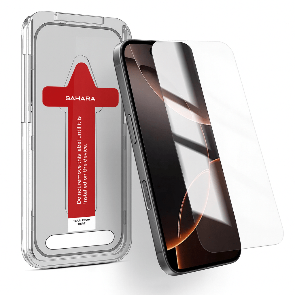 iPhone 17 Pro Screen Protector - Easy Apply Clear Tempered Glass Screen Protector | Zerodamage